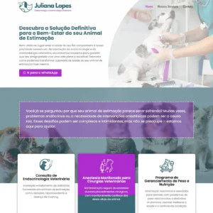 landing page Veterinaria